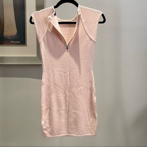 [S]✨NWOT✨FOREVER21✨BUBBLEGUM PINK THICK STRETCHY BODY-CON DRESS - Picture 5 of 7